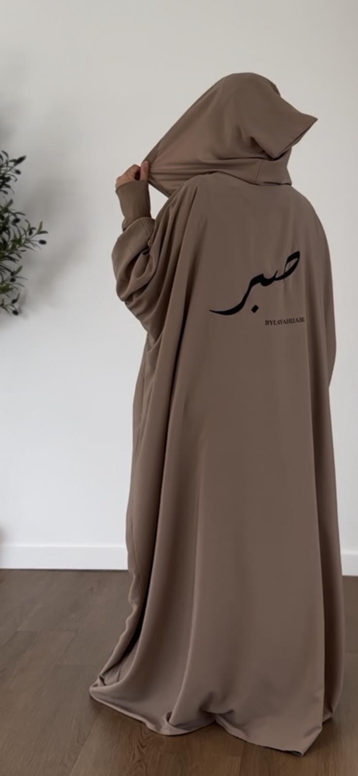 Abaya Sabr Wool peach