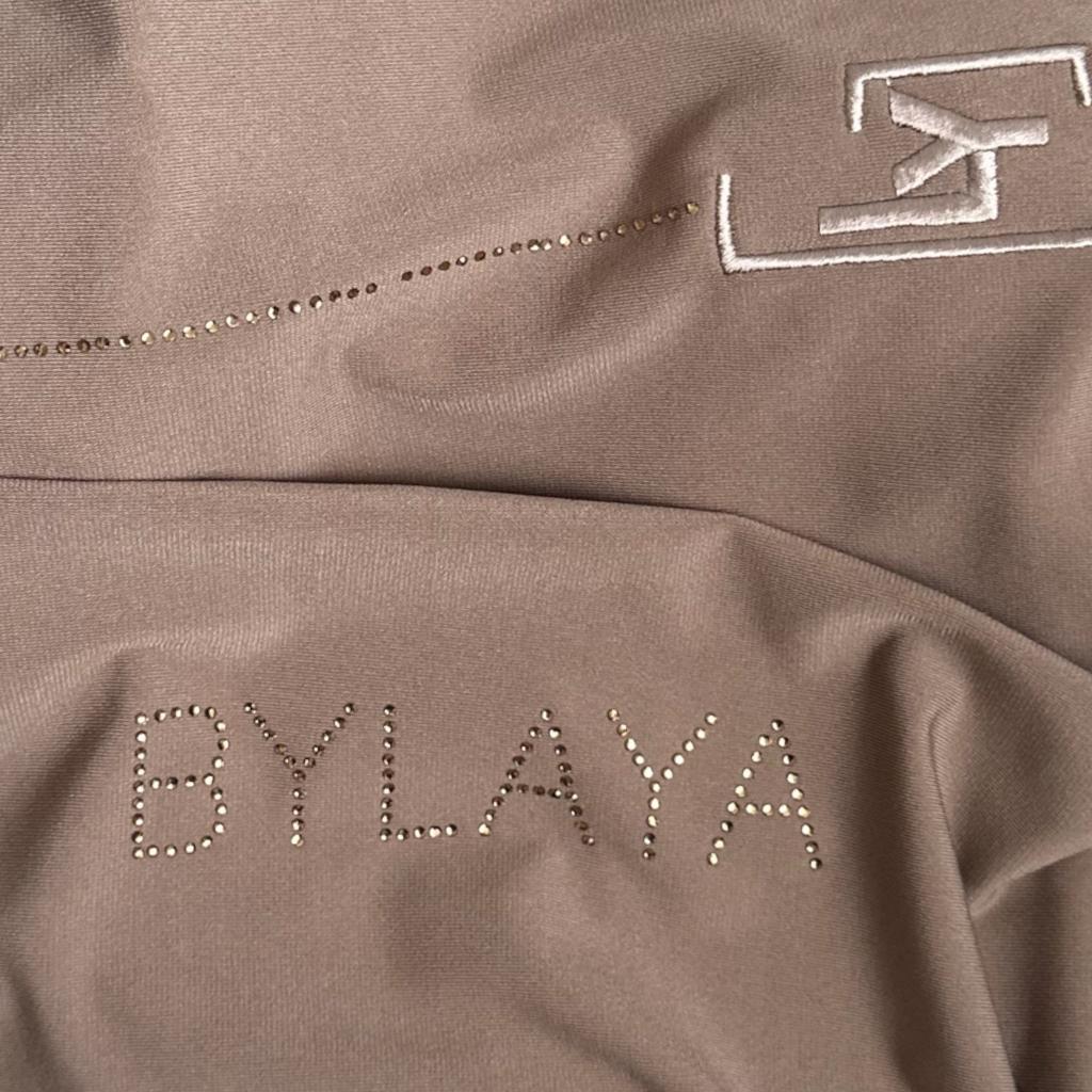 Bylayahijabi hijab voile en jersey premium avec strass et paillette