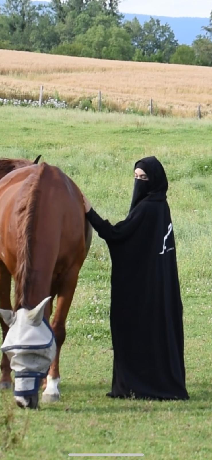 Abaya Sabr Wool peach